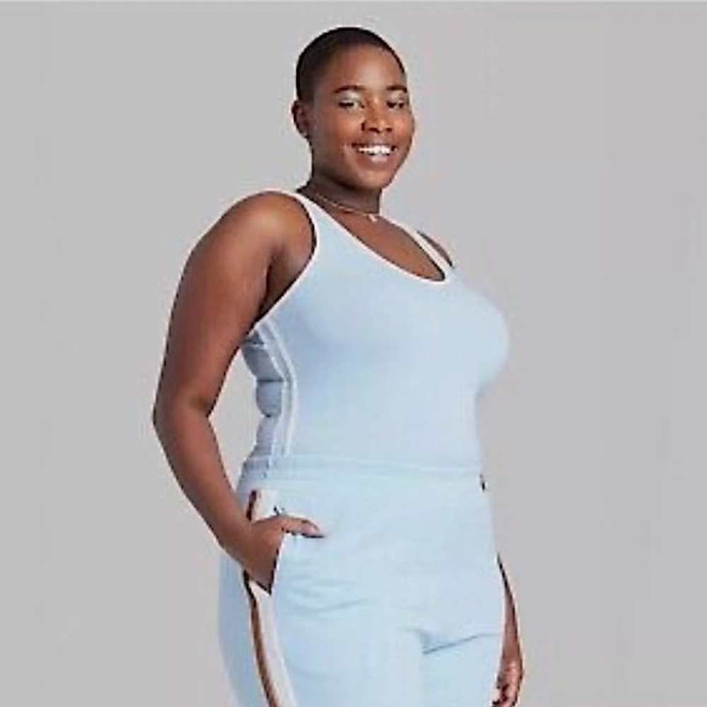 Wild Fable Blue Athletic Bodysuit Size XXL